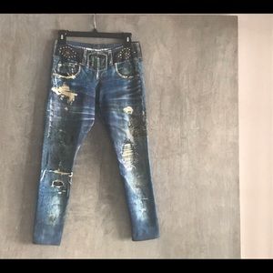 beautiful jeans looking leggings